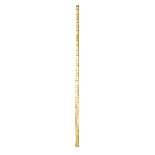 Gold Hematite Heishi Beads by Bead Landing